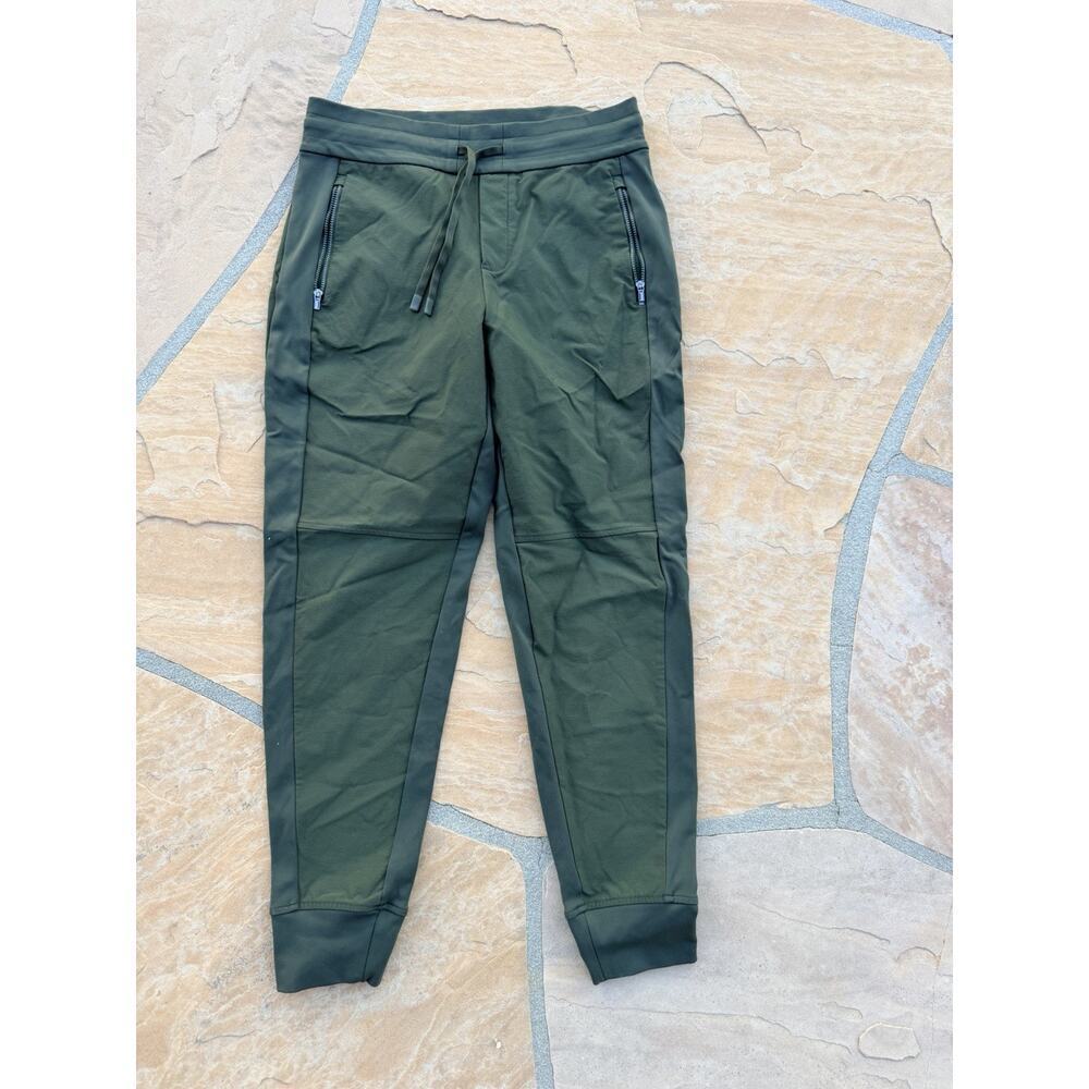 Athleta Headlands Hybrid Mid Rise Jogger, Green SIZE 8 Style #486183 UPF 50+ CL